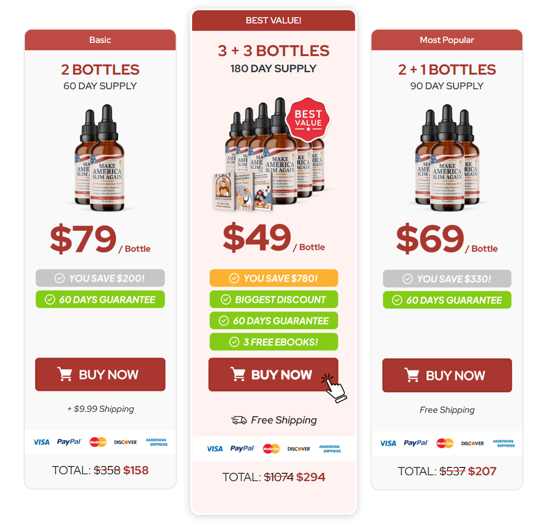 Make America Slim Again discounts